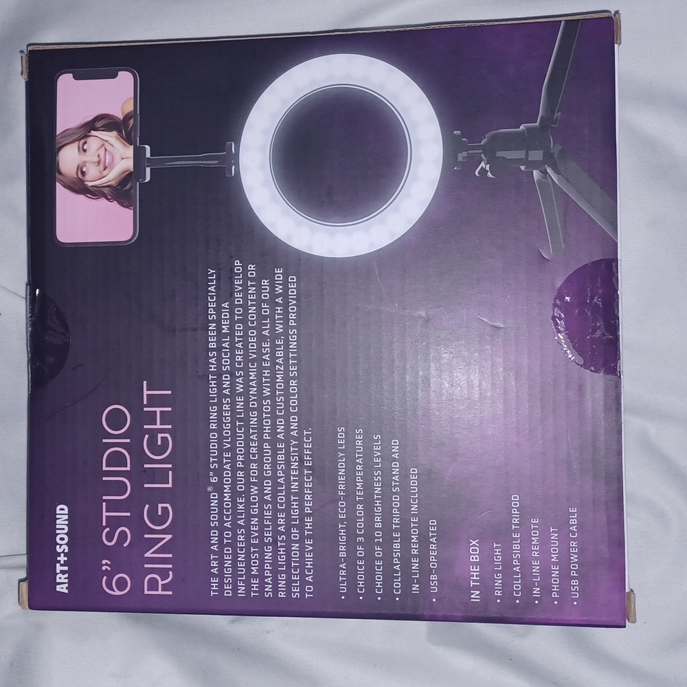 "6 studio ring light - Picture 2 of 2